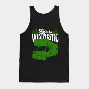 Life Is Vantastic Camper Van Owner Gift Tank Top
